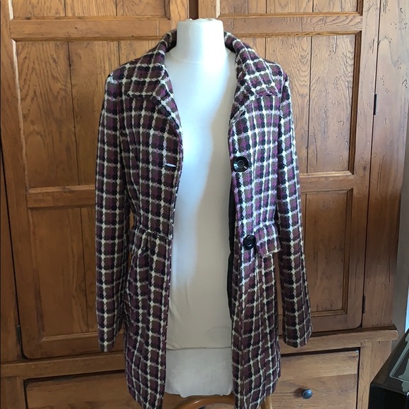 Rue21 Jackets & Blazers - 💜Plaid COAT🖤